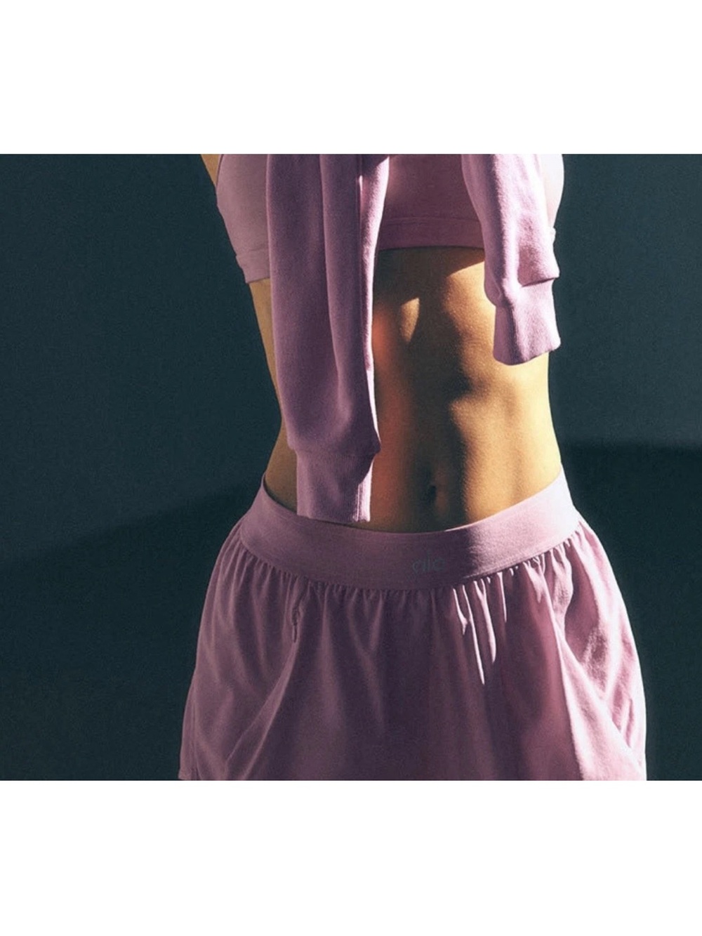 Alo Yoga Match Point Short - Candy Heart Pink S New - Picture 5 of 6